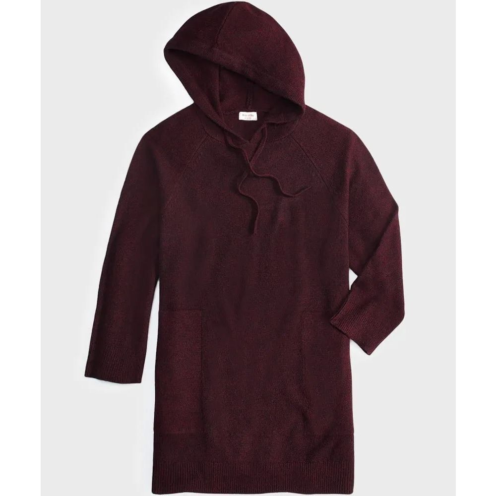 State of the Day NWT Dark Cherry Indulge & Rest Tunic Loungewear Hoodie